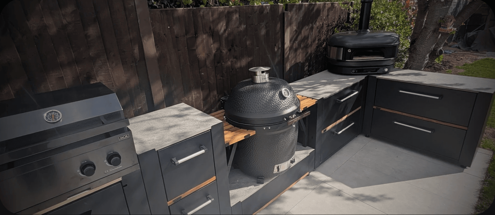 Cliptt designed outdoor kitchen